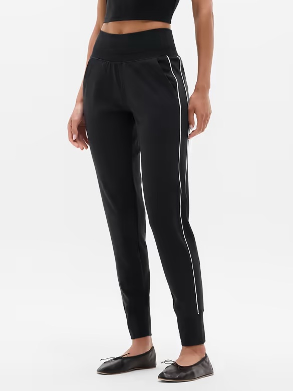Athleta Venice High Rise Track Stripe Jogger
